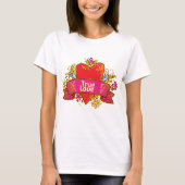 Red Heart True Love T-shirt (Voorkant)