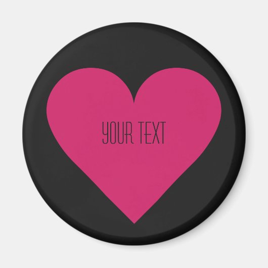 Red Heart Valentijn, aangepast magneet (Voorkant)