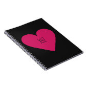 Red Heart Valentijn, aangepast notitieboek (Rechterzijde)