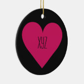 Red Heart Valentijn, aangepast ornament (Rechts)