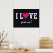 Red Heart Valentijn, aangepast poster (Keuken)