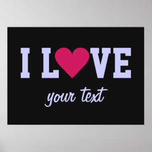 Red Heart Valentijn, aangepast poster