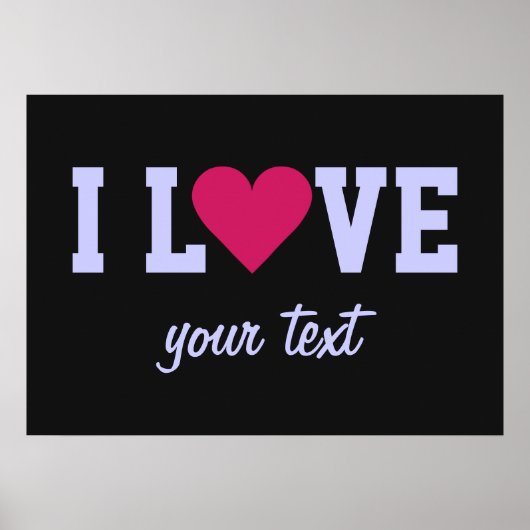 Red Heart Valentijn, aangepast poster (Voorkant)