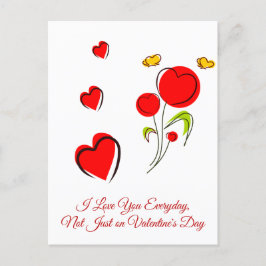 Red Heart Valentijn Briefkaart