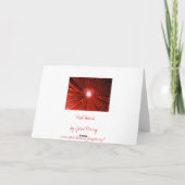 Red Heart Valentijnsdag kaart (Achterkant)