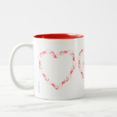 Red Heart Valentijnse Naam Coffee Mok (Links)