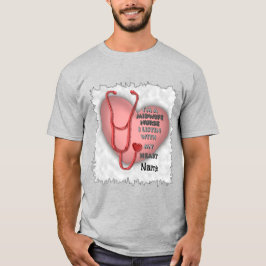 Red Heart Verloskundige Verpleegkundige T-shirt