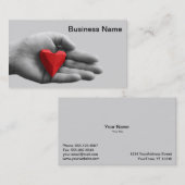 Red Heart Visitekaartje (Voorkant / Achterkant)