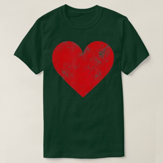 Red Heart Women Mannen Kinder Love Cute Valentijns T-shirt (Design voorkant)