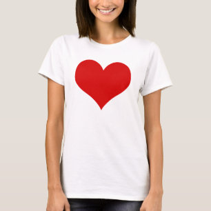 Red Heart Women's Basic T-Shirt