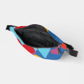 Red Hearts Abstract Fanny Pack Heuptasje (Open)