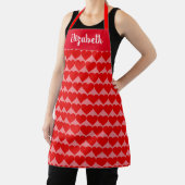 Red Hearts All-Over Print Schort (Insitu)
