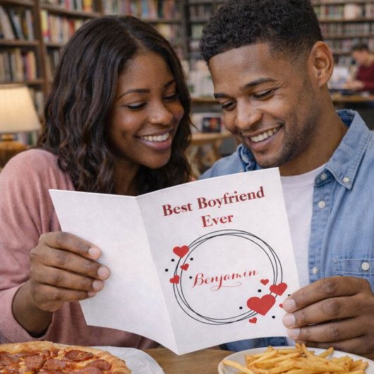 Red Hearts beste vriend ooit Valentijnsdag Feestdagen Kaart