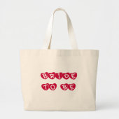 Red Hearts Bride om te worden Grote Tote Bag (Voorkant)