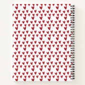 Red Hearts Bullet Journal Notitieboek (Achterkant)