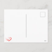 Red Hearts Chalkboard Happy Valentijn Day Feestdagenkaart (Achterkant)