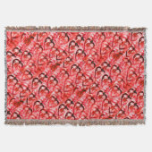 Red hearts deken (Voorkant)