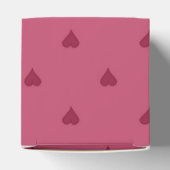Red Hearts Favor Box Bedankdoosjes (Bovenkant)