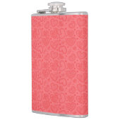 Red Hearts Flask Love Heupfles (Links)