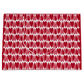 Red hearts groot cadeauzakje (Voorkant)
