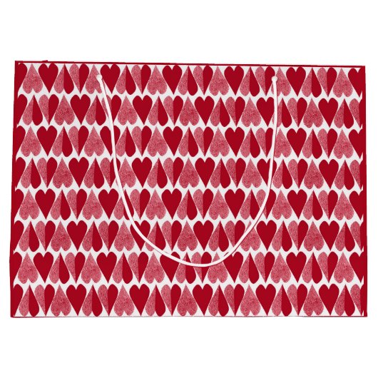 Red hearts groot cadeauzakje (Achterkant)