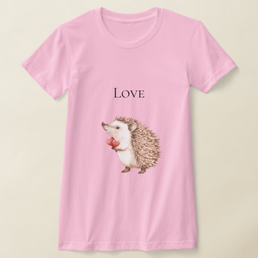Red Hearts Hedgehog T-shirt (Laagn)