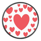 Red Hearts Hockey Puck (Voorkant)