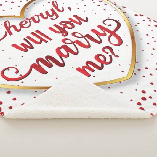 Red Hearts huwelijksvoorstel Sherpa Deken (3/4)