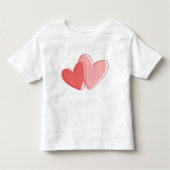 Red hearts kinder shirts (Voorkant)