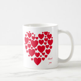 Red hearts koffiemok