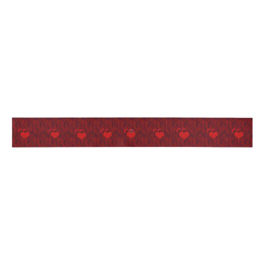 Red Hearts-lint Grosgrain Lint (Voorkant)
