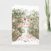 Red Hearts Love is in the air Kaart (Achterkant)