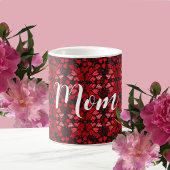Red Hearts Love Persoonlijk Koffiemok