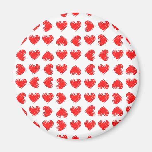 Red hearts magneet (Voorkant)