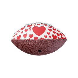 Red Hearts Mini Football