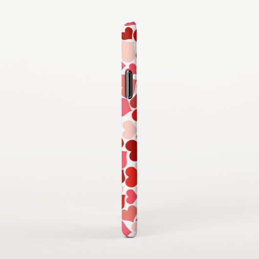 Red Hearts Mousepad iPhone Hoesje (Rechterkant)