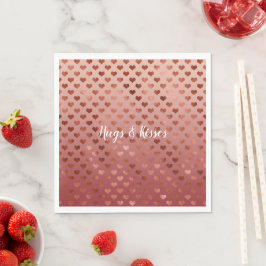Red Hearts Ombre Servet