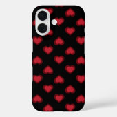 Red Hearts Patroon Case-Mate iPhone Case (Achterkant)