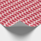 Red Hearts Pattern – Christmas & Valentine’s Day D Cadeaupapier (Hoek)