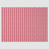 Red Hearts Pattern – Christmas & Valentine’s Day D Tissuepapier (Voorkant)