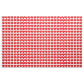 Red Hearts Pattern Stof (Fat Quarter)