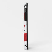 Red Hearts Pattern Valentijnsdag Case-Mate iPhone Case (Achterkant/links)