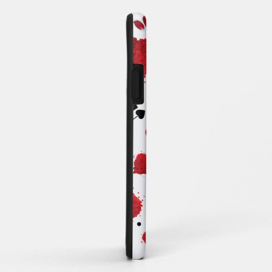 Red Hearts Pattern Valentijnsdag Case-Mate iPhone Case (Achterkant/rechts)