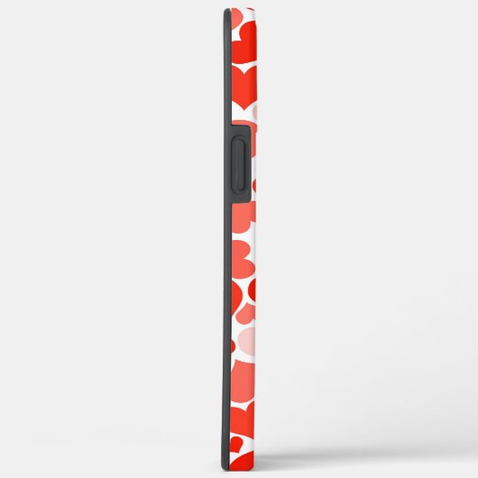 Red Hearts Pattern Valentijnsdag Cute 2021 Cool Case-Mate iPhone Case (Achterkant / Rechts)