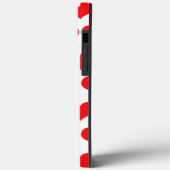 Red Hearts Pattern Valentijnsdag Cute Lovely Case-Mate iPhone Case (Achterkant / Links)