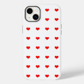 Red Hearts Pattern Valentijnsdag Cute Stylish Case-Mate iPhone Case (Achterkant)