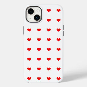 Red Hearts Pattern Valentijnsdag Cute Stylish Case-Mate iPhone 14 Plus Hoesje