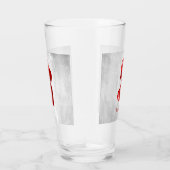 Red Hearts Persoonlijke Glass Cup Glas (Rechts)