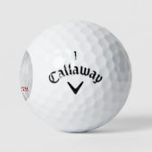 Red Hearts Persoonlijke Golf Balls Golfballen (Logo)