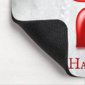 Red Hearts Persoonlijke Muismat (Hoek)